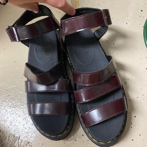 Dr. Martens Burgundy Sandals